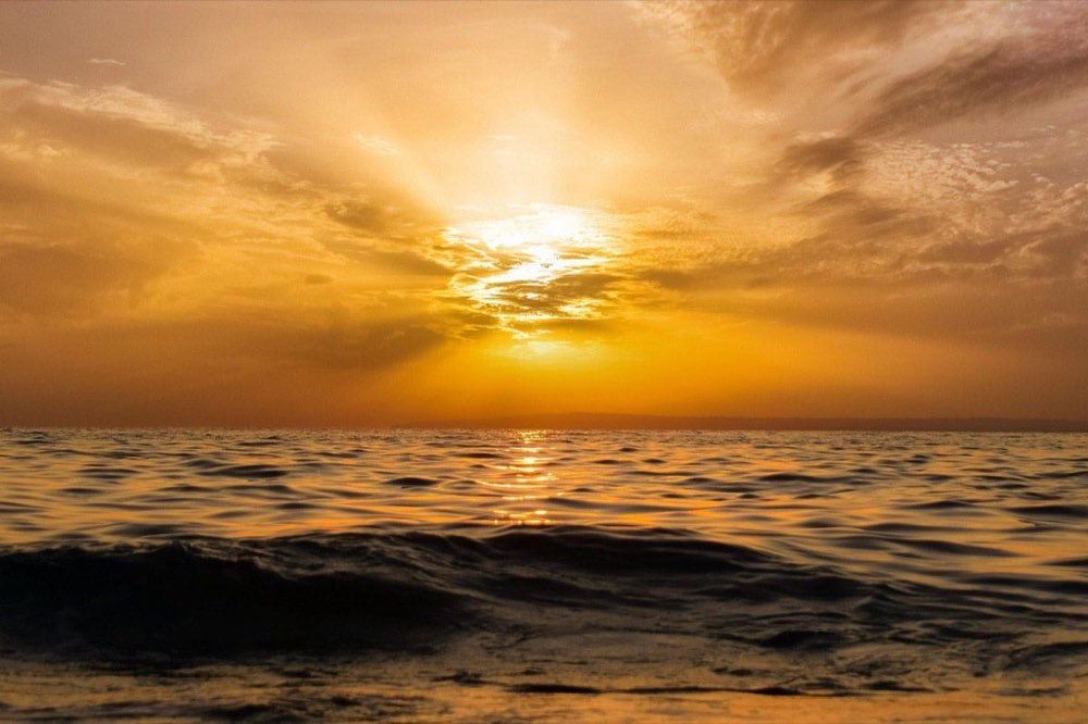 sea, sky, sunset, seascape