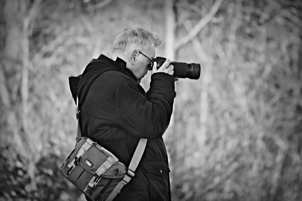 photographer, man, camera, shooting