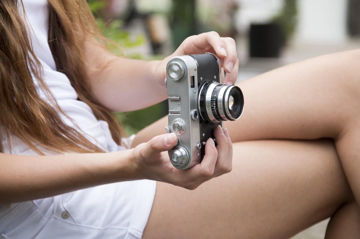 girl, camera, photos, photography
