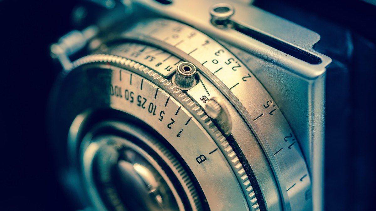 vintage, camera, 1950s, retro