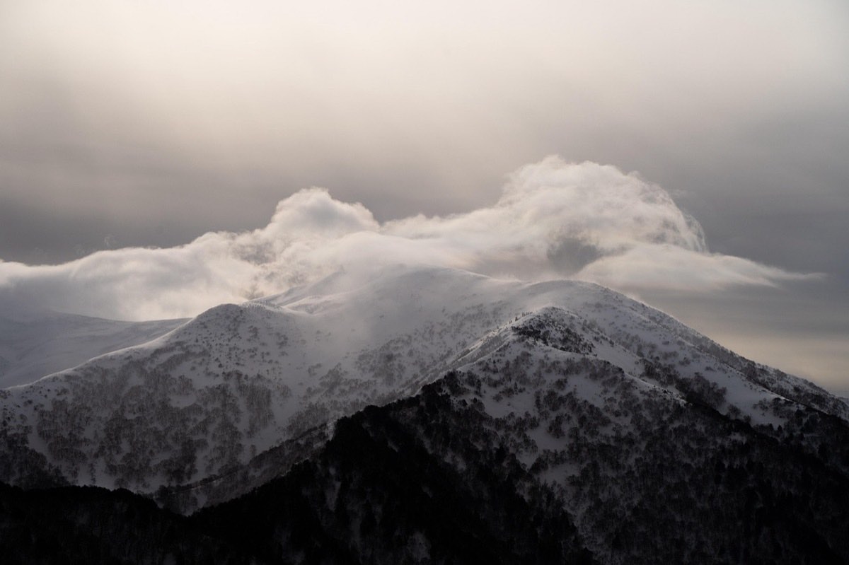 nature, mountain, snow, peak