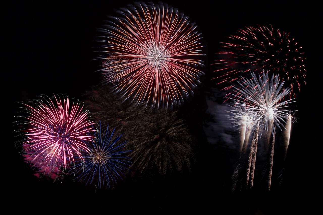 Fuegos artificiales de Año Nuevo: repaso técnico
