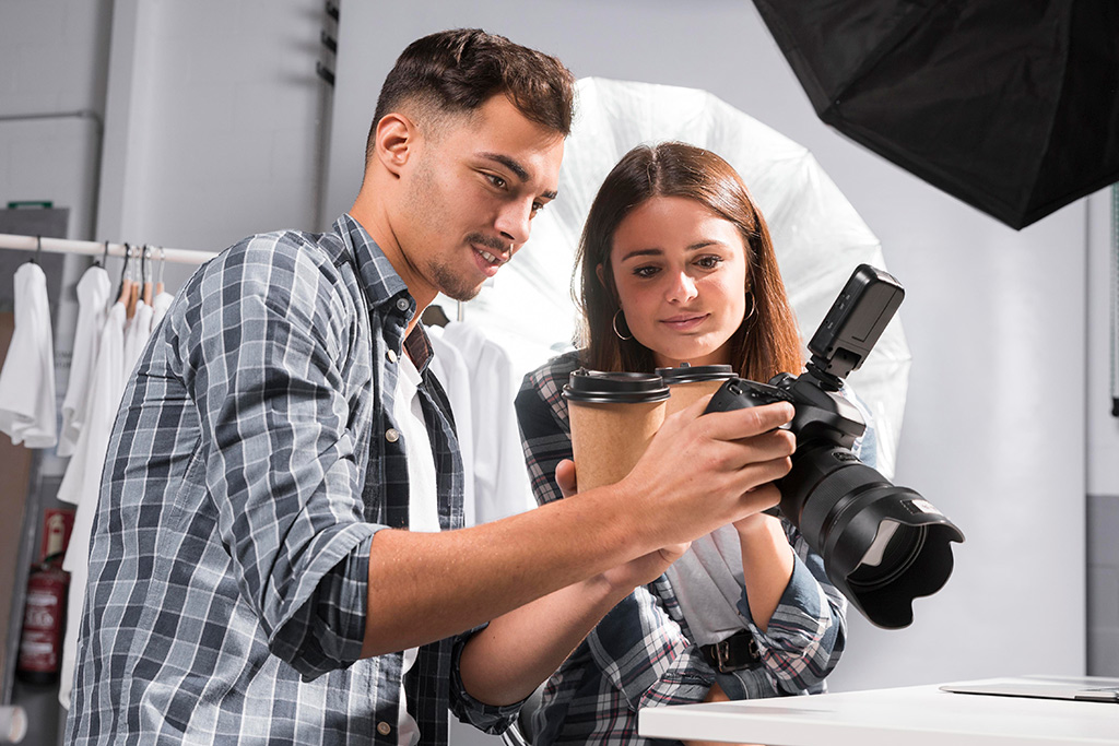 Sesión de mentoría fotográfica con revisión de portafolio