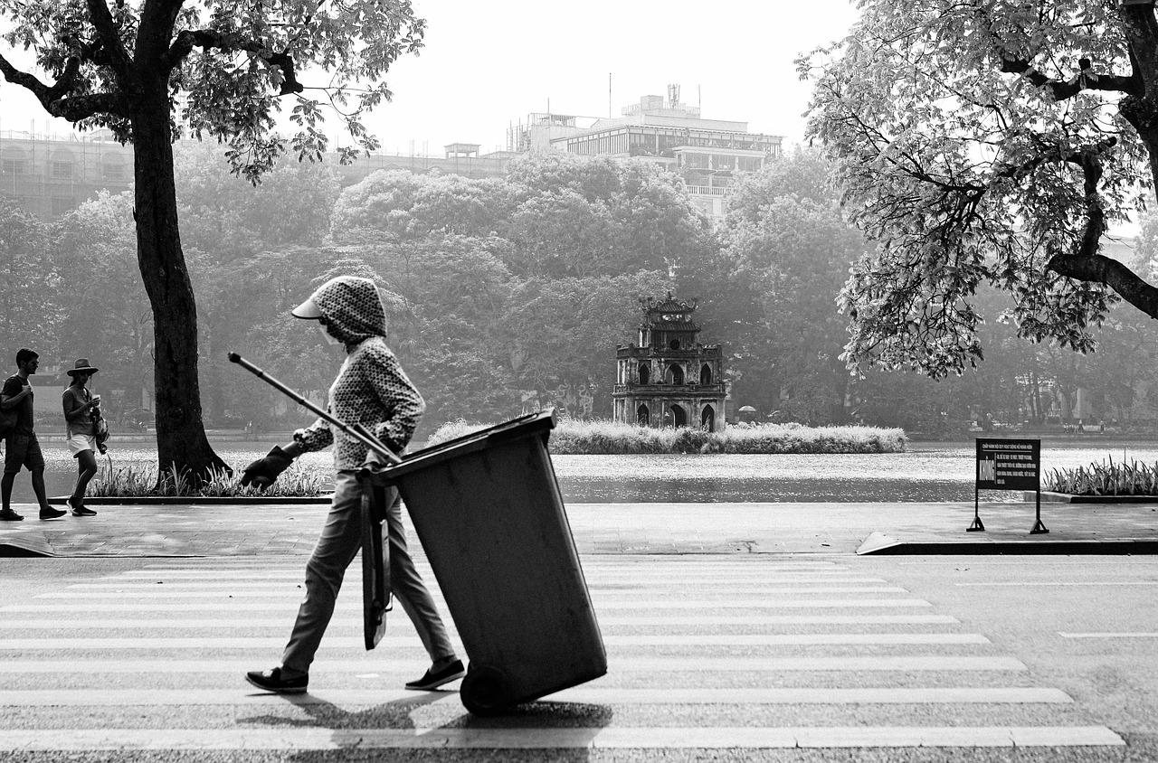 Street en blanco y negro: contraste y forma