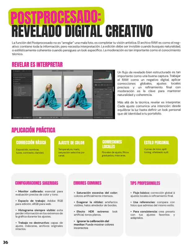Tarjeta 20 de Enfogram: Postprocesado: revelado digital creativo