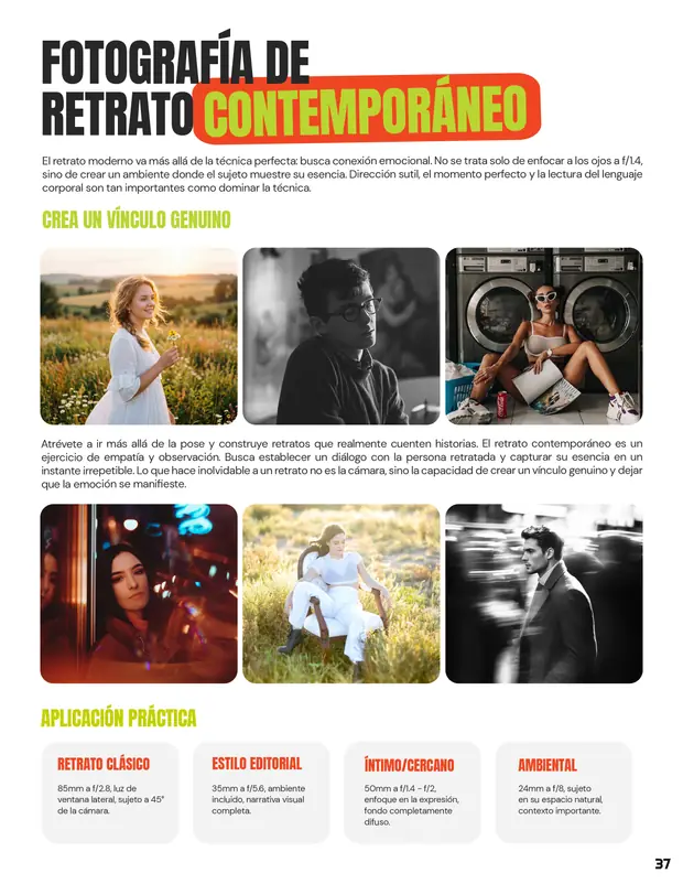 Tarjeta 21 de Enfogram: Fotografía de retrato contemporáneo