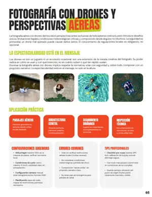 Tarjeta 35: Fotografía con drones y perspectivas aéreas