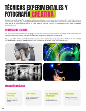 Tarjeta 38: Técnicas experimentales y fotografía creativa