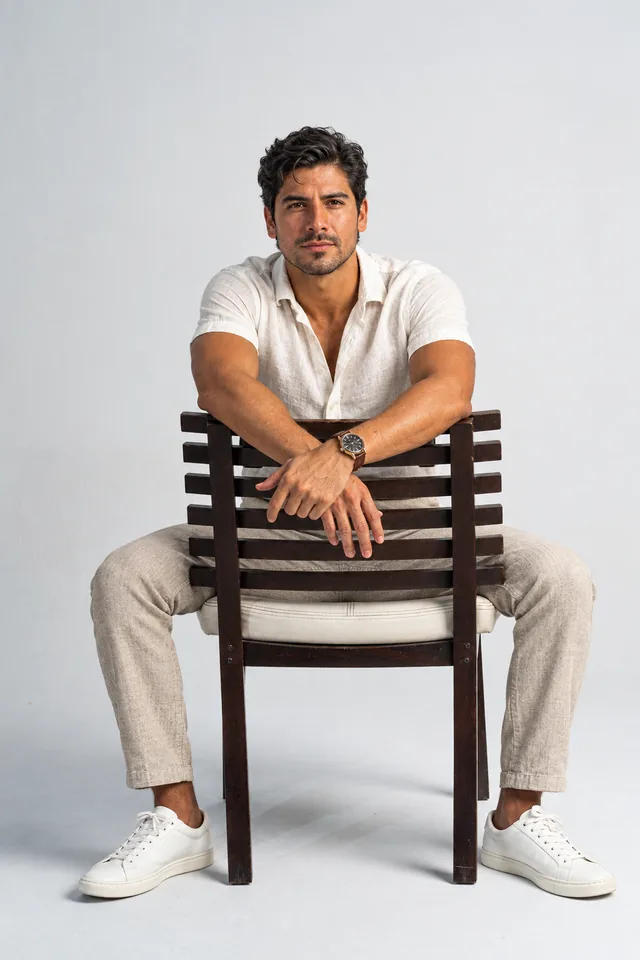 Muestra de poses de Poses para Hombre: Sentado