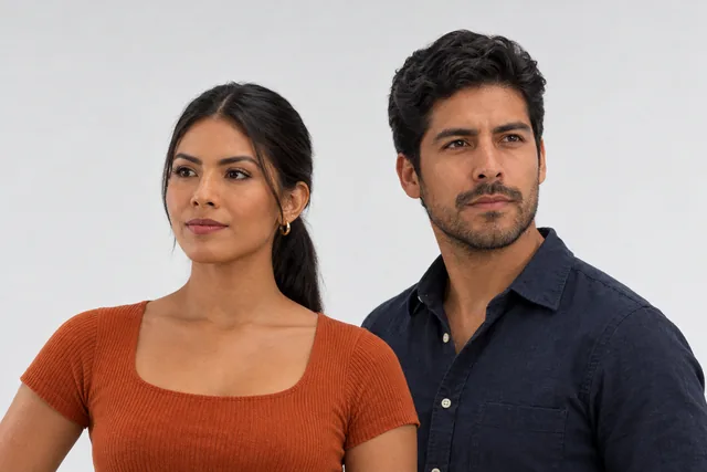 Muestra de poses de Poses en Pareja: Qué evitar