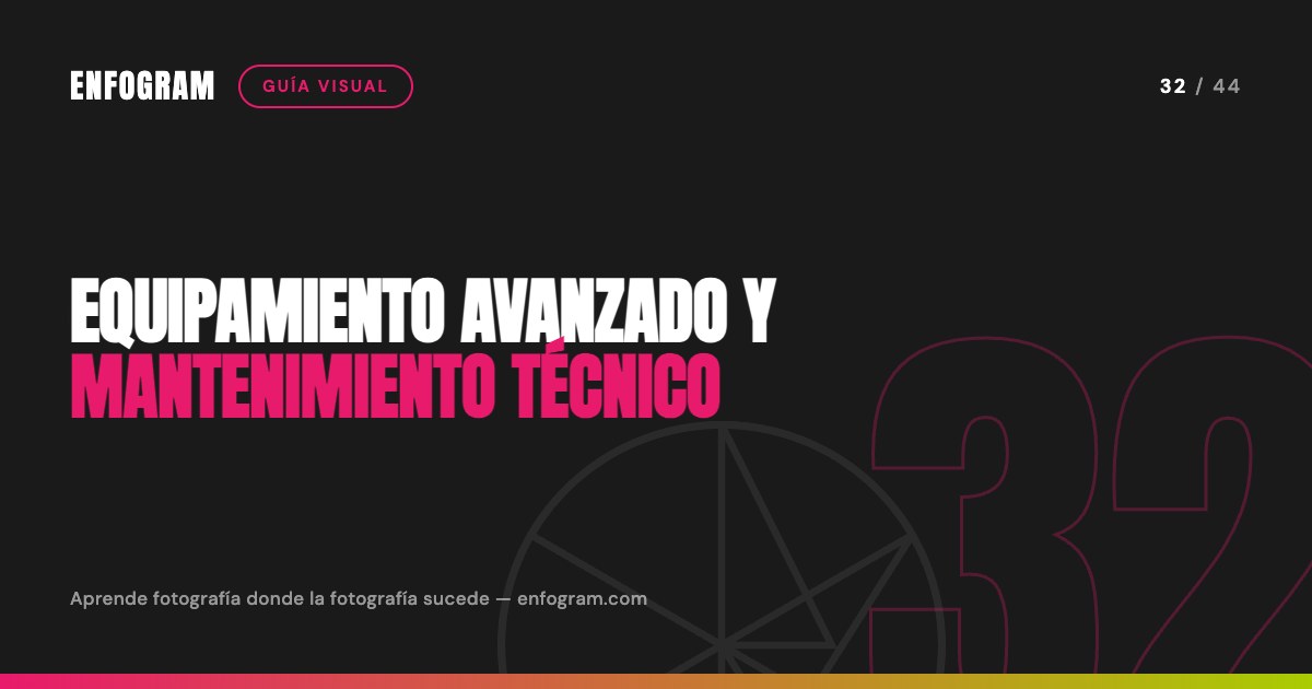 Equipamiento avanzado y mantenimiento técnico
